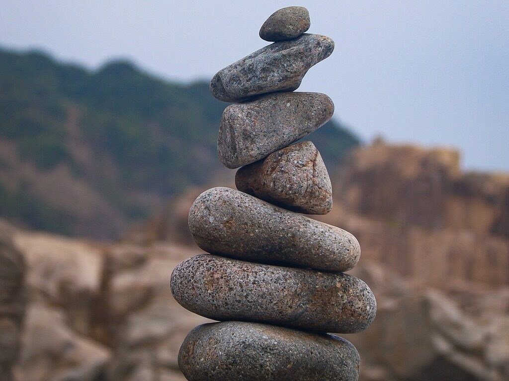 natue, stones, balance